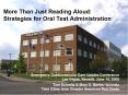 More Than Just Reading Aloud: Strategies for Oral Test Administration PowerPoint PPT Presentation