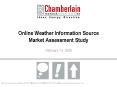 Online Weather Information Source Market Assessment Study PowerPoint PPT Presentation