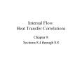 Internal Flow: Heat Transfer Correlations PowerPoint PPT Presentation