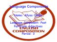 Language Components PowerPoint PPT Presentation