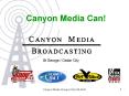 Canyon Media Can! PowerPoint PPT Presentation