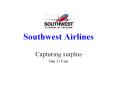 Southwest Airlines PowerPoint PPT Presentation