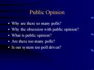 Public Opinion