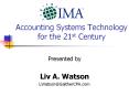 Accounting Systems Technology for the 21st Century PowerPoint PPT Presentation