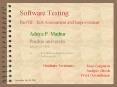 Software Testing Part III: Test Assessment and Improvement PowerPoint PPT Presentation