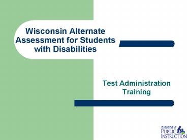 Test Administration Training