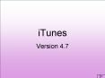 iTunes PowerPoint PPT Presentation