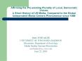 Affirming the Preexisting Plurality of Local, Democratic Voices: A Short History of US Media, Compar PowerPoint PPT Presentation