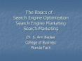 The Basics of Search Engine Optimization Search Engine Marketing Search Marketing PowerPoint PPT Presentation