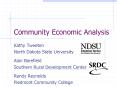 Community Economic Analysis PowerPoint PPT Presentation