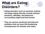 What are Eating Disorders?