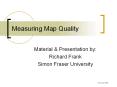 Measuring Map Quality PowerPoint PPT Presentation