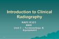 Introduction to Clinical Radiography PowerPoint PPT Presentation
