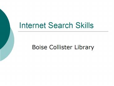 Internet Search Skills