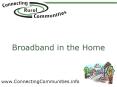 Broadband in the Home PowerPoint PPT Presentation
