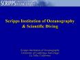 Scripps Institution of Oceanography PowerPoint PPT Presentation