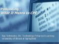 Podcasting : What It Means to CPE PowerPoint PPT Presentation