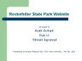 Rockefeller State Park Website PowerPoint PPT Presentation