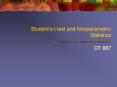 Students t test and Nonparametric Statistics PowerPoint PPT Presentation