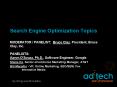 Search Engine Optimization Topics PowerPoint PPT Presentation
