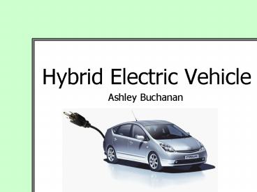 Hybrid Electric Vehicle