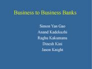 Business to Business Banks
