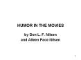 HUMOR%20IN%20THE%20MOVIES PowerPoint PPT Presentation