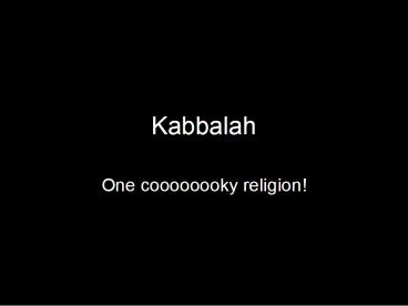 Kabbalah