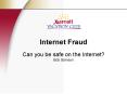 Internet Fraud PowerPoint PPT Presentation