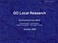 GO Local Research Brandmastering Project BM103 Project Manager Spike Williams Research Consultant To PowerPoint PPT Presentation
