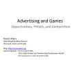 Advertising and Games PowerPoint PPT Presentation