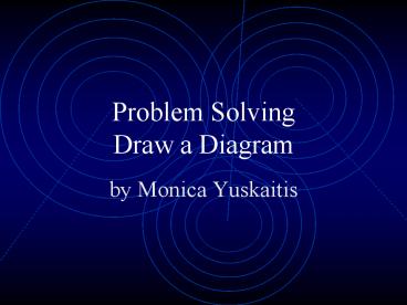 Problem Solving Draw a Diagram