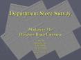 Department Store Survey PowerPoint PPT Presentation