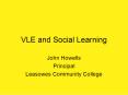 VLE and Social Learning PowerPoint PPT Presentation