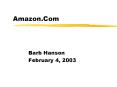 Amazon.Com PowerPoint PPT Presentation