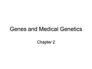 Genes and Medical Genetics