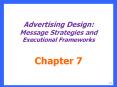 Advertising Design: Message Strategies and Executional Frameworks PowerPoint PPT Presentation