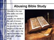 Abusing Bible Study