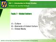 Topic 7 Global Culture PowerPoint PPT Presentation