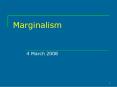 Marginalism PowerPoint PPT Presentation