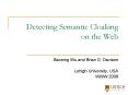 Detecting Semantic Cloaking on the Web PowerPoint PPT Presentation