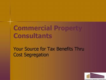 Commercial Property Consultants