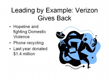 Leading by Example: Verizon Gives Back