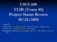Project Name: (TLIB) Online Movie and Television Librar PowerPoint PPT Presentation
