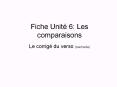 Fiche Unit 6: Les comparaisons PowerPoint PPT Presentation