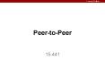 PeertoPeer PowerPoint PPT Presentation