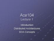 Ace104 Lecture 1