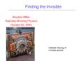 Finding the Invisible PowerPoint PPT Presentation