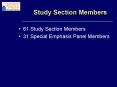 Study Section Members PowerPoint PPT Presentation