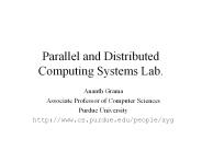 Parallel and Distributed Computing Systems Lab.